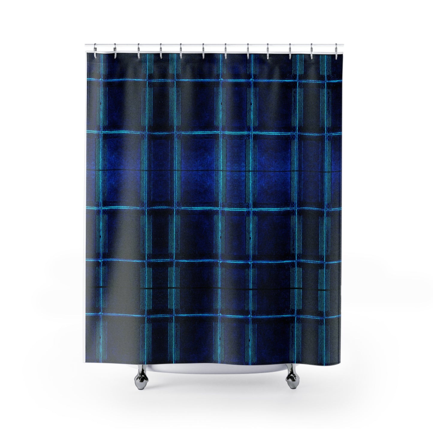 "Deep Ocean" Shower Curtain, Modern Bathroom Decor, Stylish Washroom Accessory, Gift for Homeowners, Unique Shower Decor